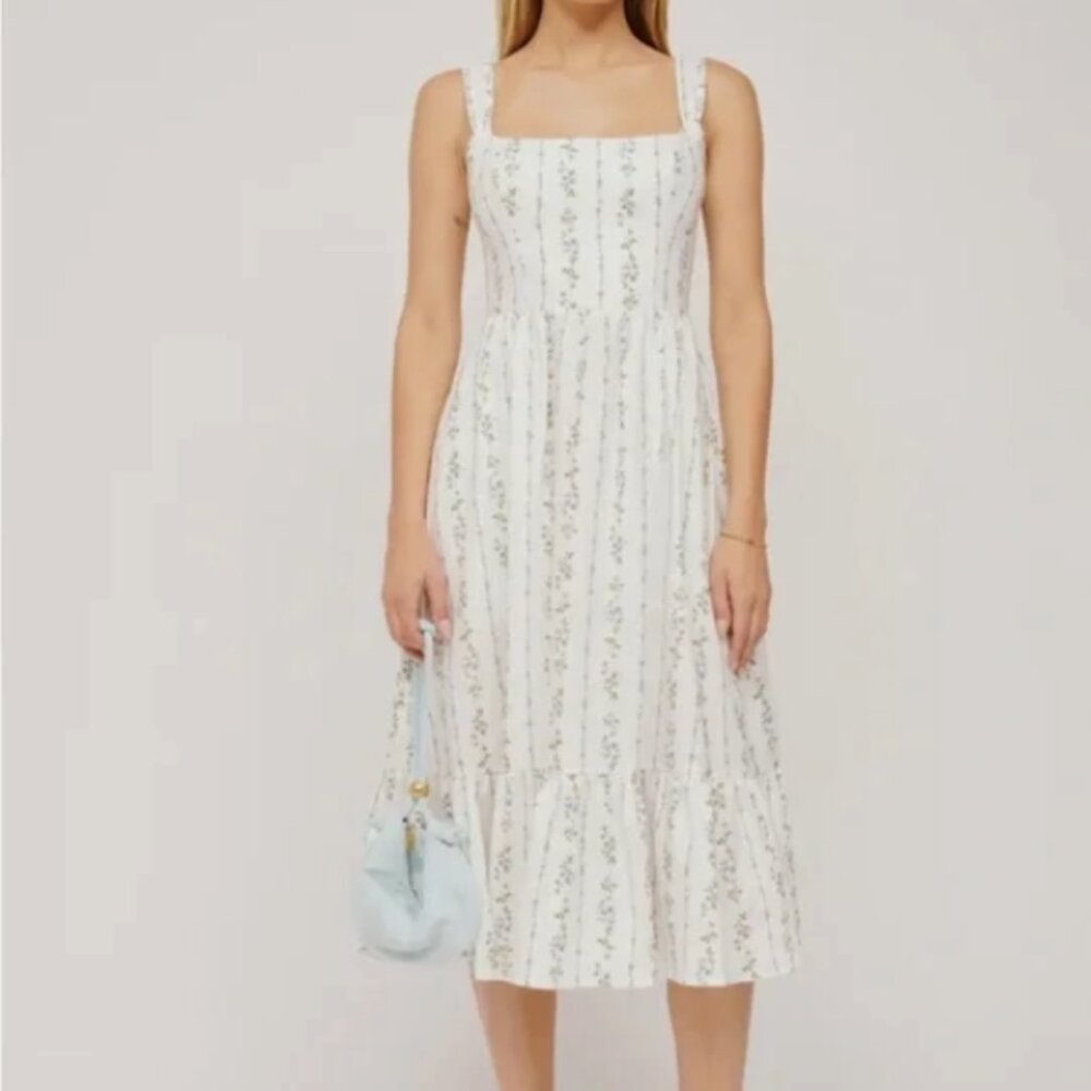 Reformation Bucatini Linen Dress